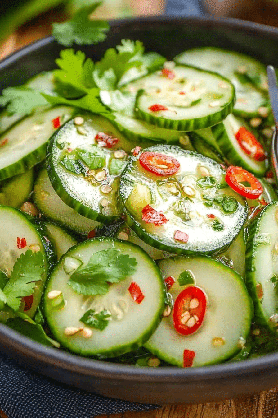 Asian cucumber salad