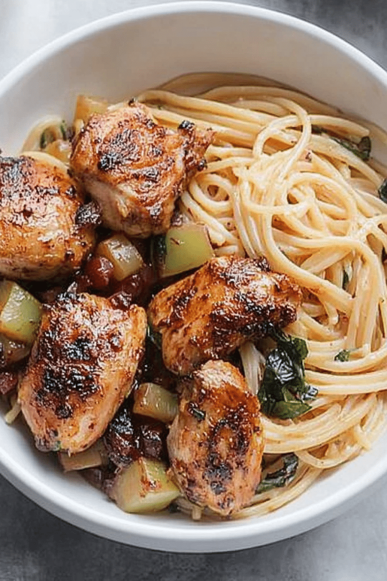Balsamic Chicken Pasta