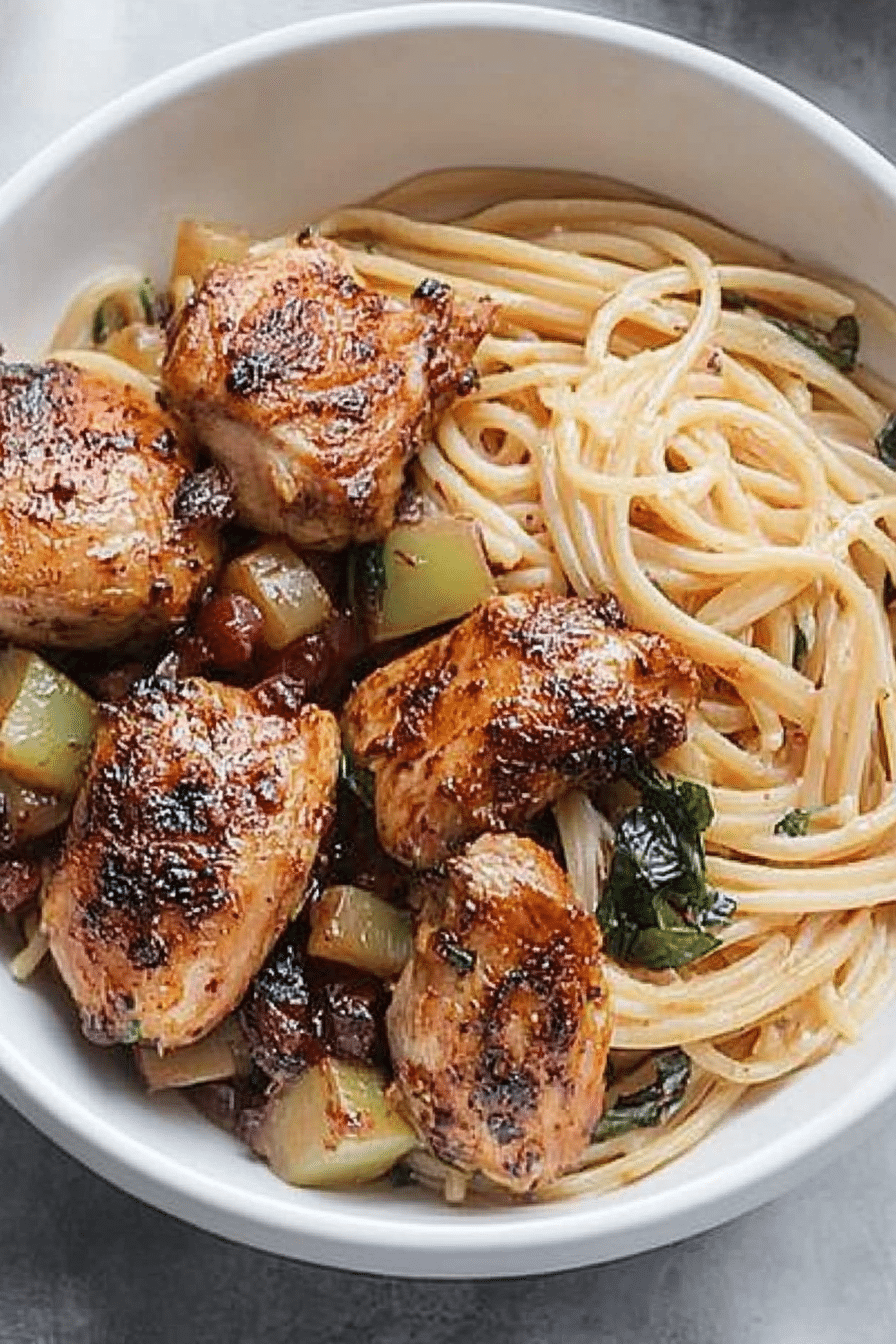 Balsamic Chicken Pasta