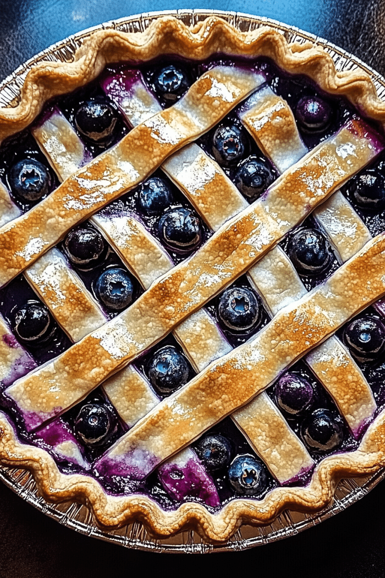 Blueberry Pie Recipe