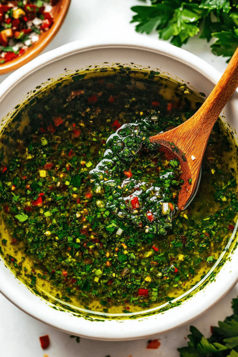 Chimichurri sauce
