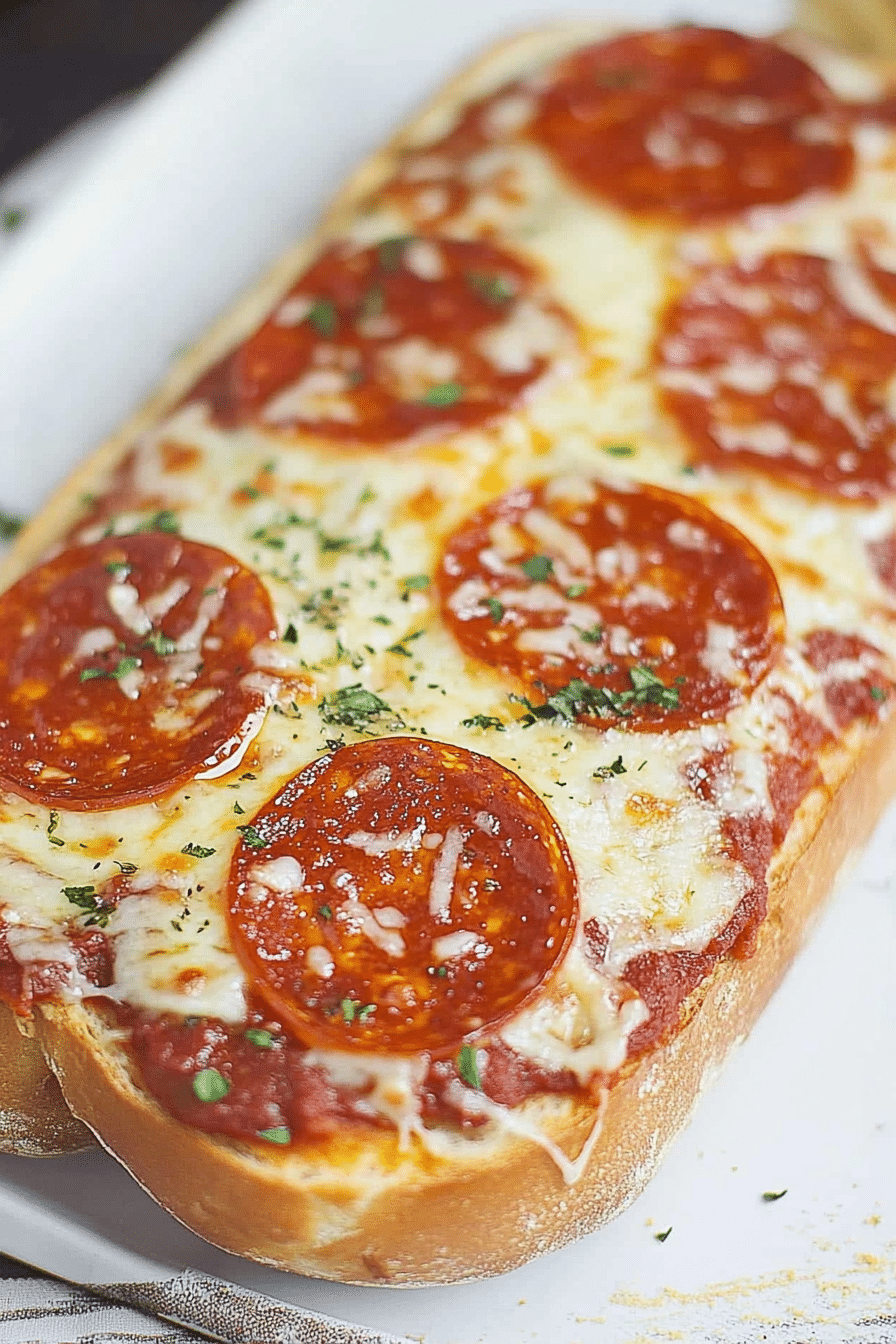 French bread pizza recipe
