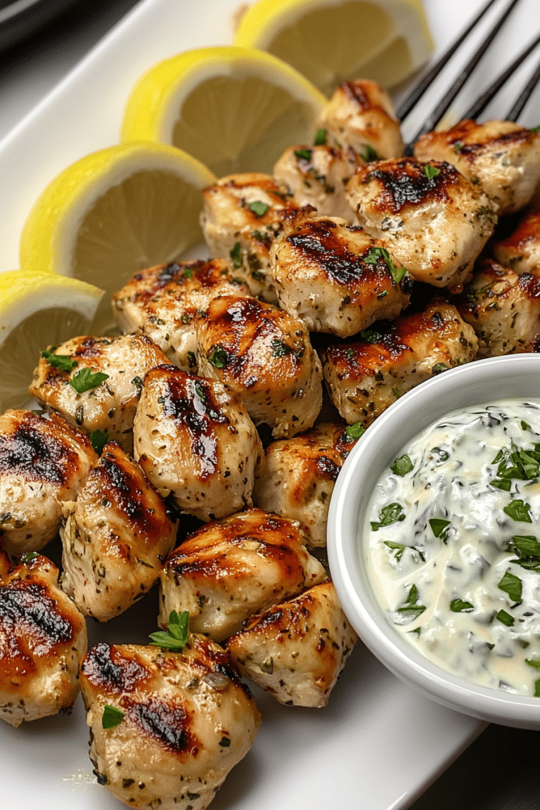 Greek Chicken Souvlaki