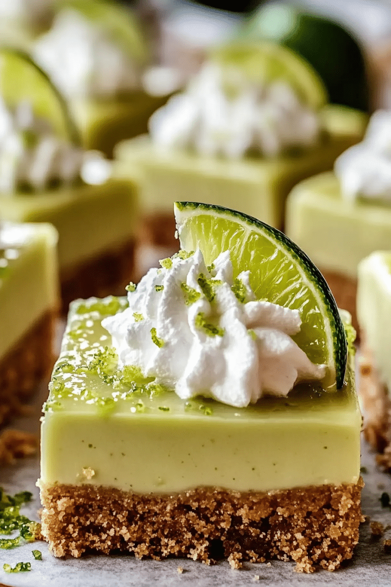 Key Lime Pie Bars
