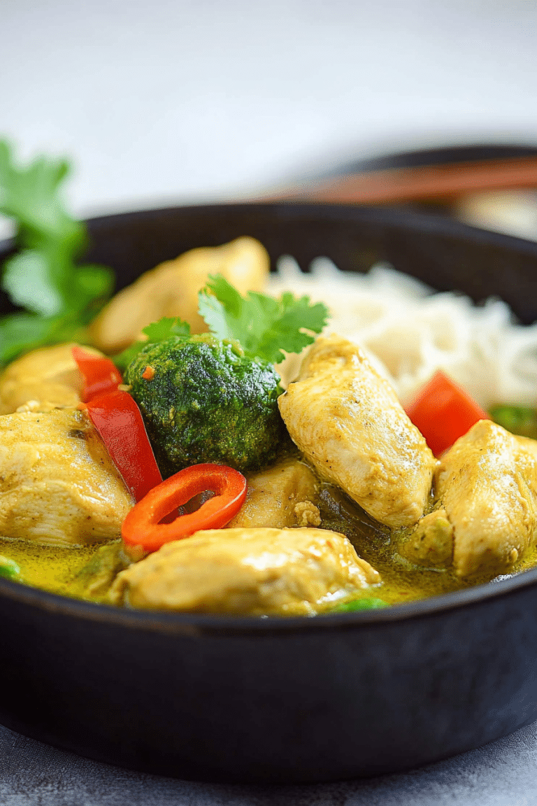 Slow Cooker Thai Green Chicken Curry