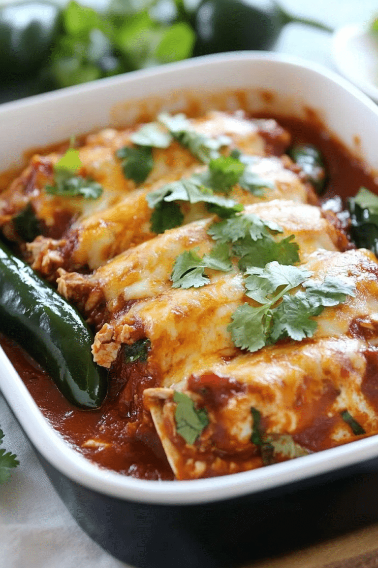 Turkey Poblano Enchilada