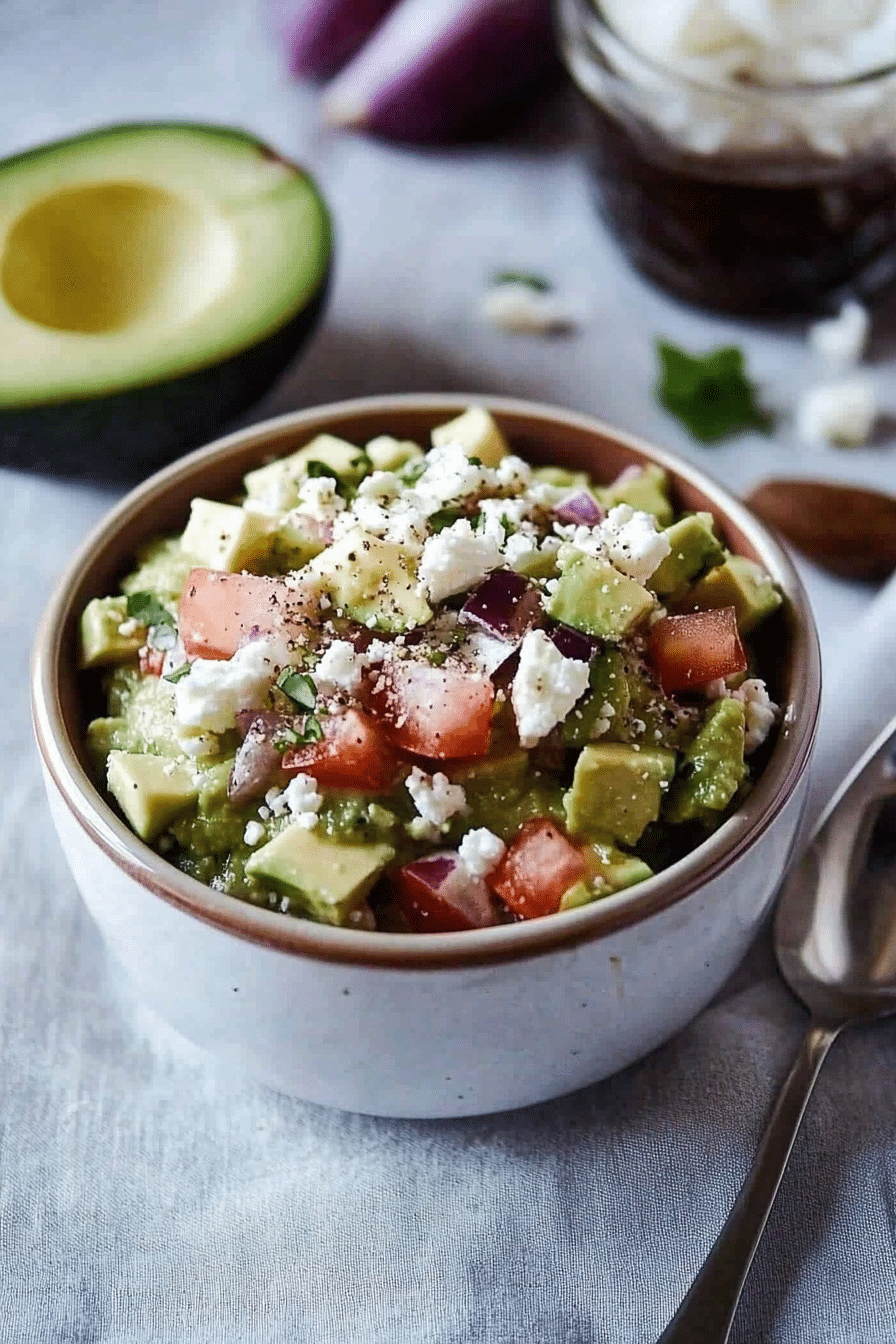 avocado feta dip