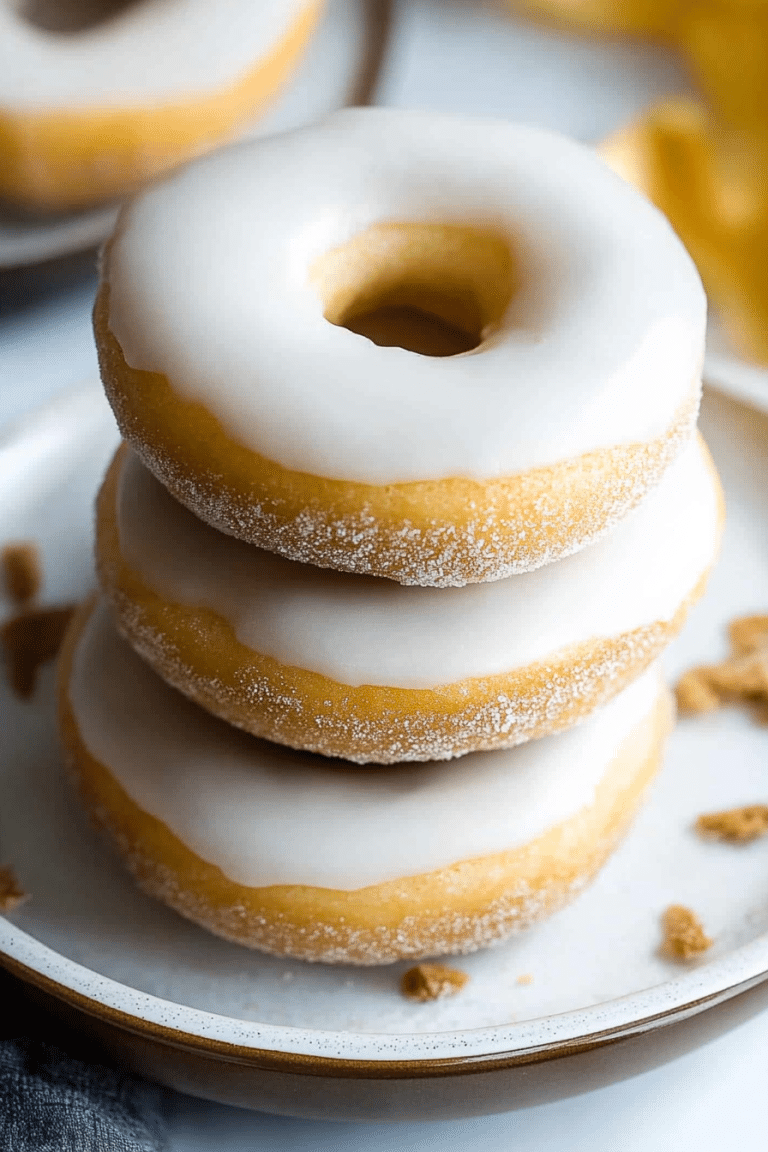 baked cinnamon doughnuts