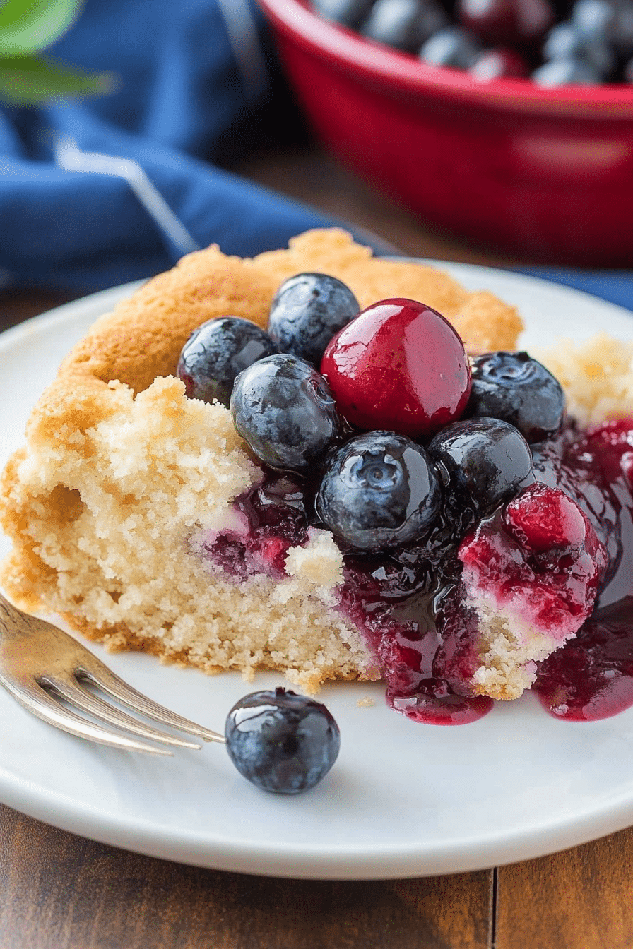 berry cherry cake
