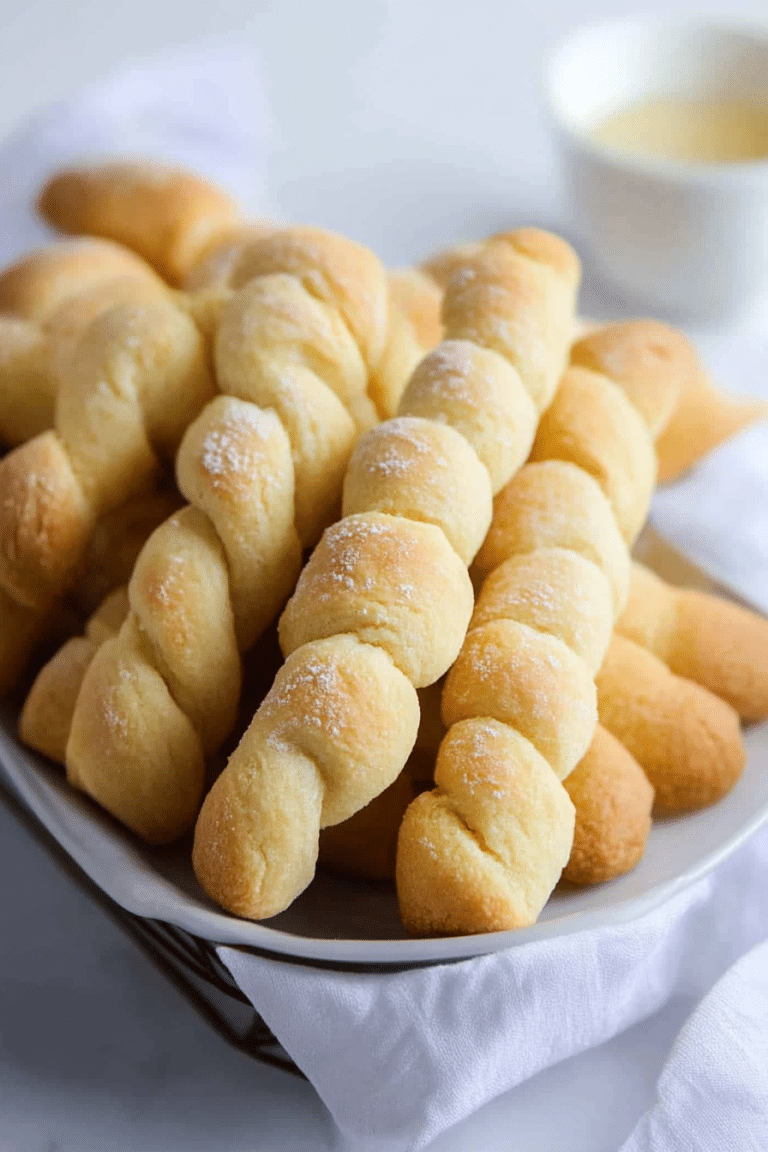 braided butter cookies