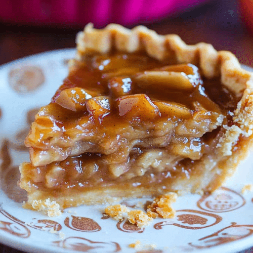 caramel apple pie