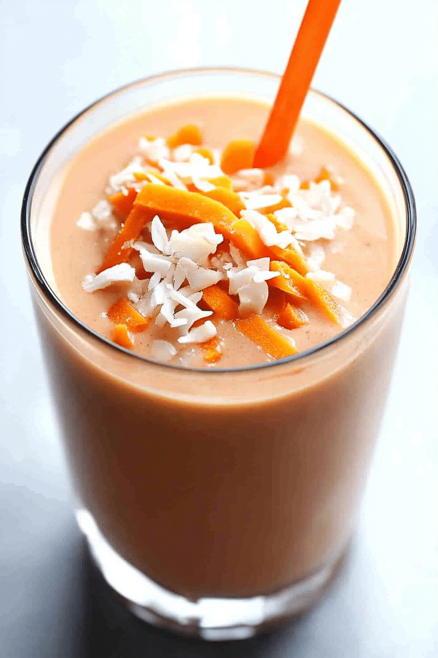 carrot cake smoothie