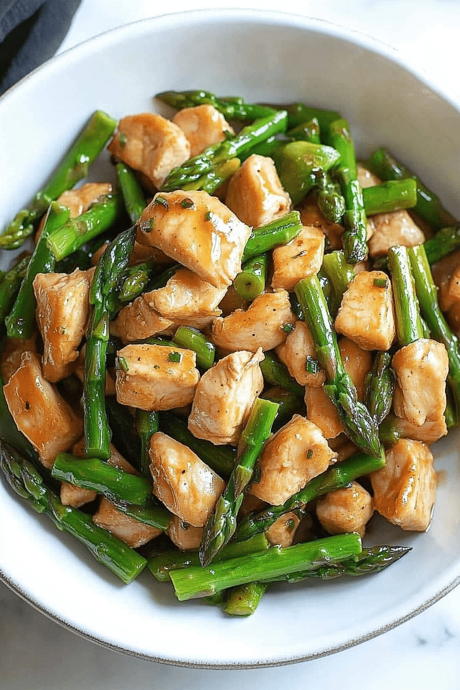 chicken asparagus stir fry