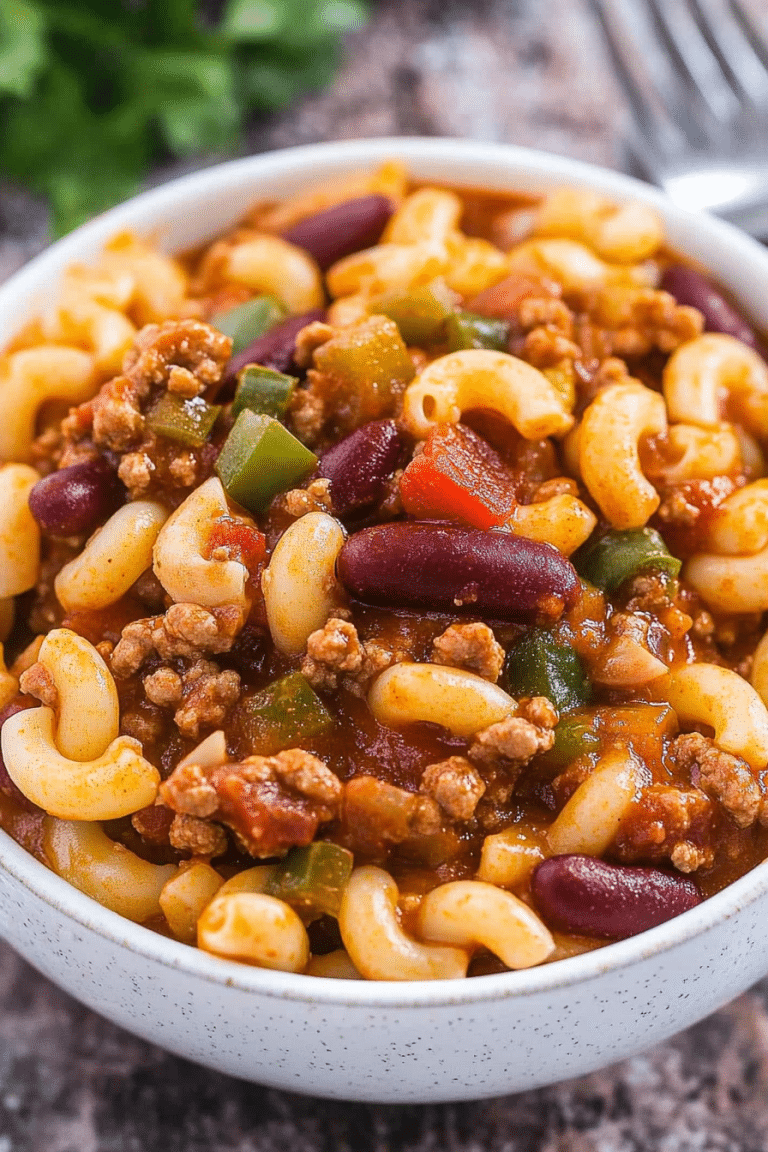 chili mac recipe
