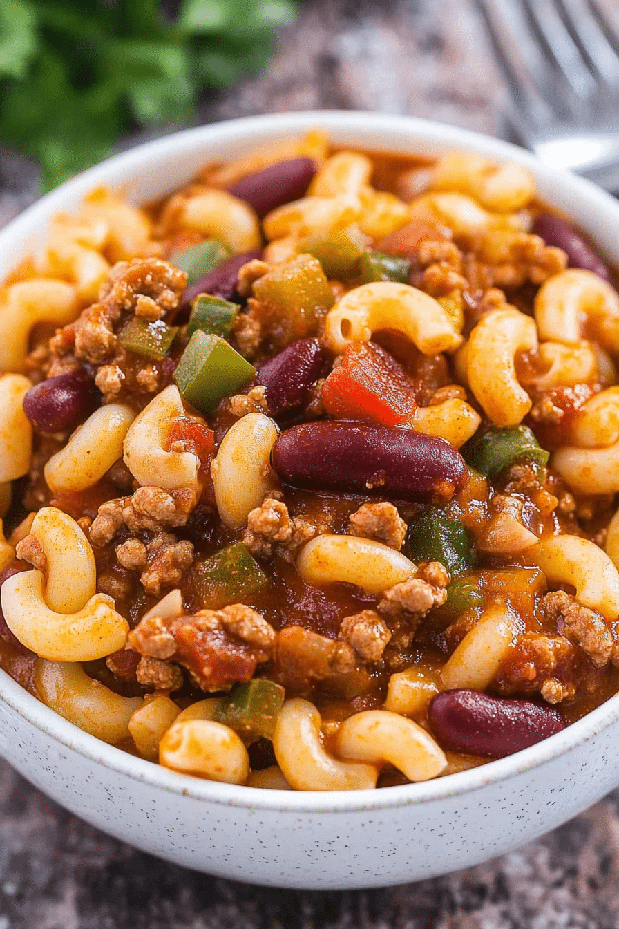 chili mac recipe