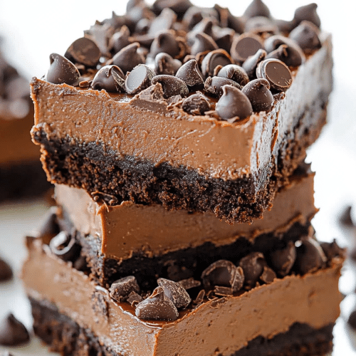 chocolate cheesecake bars