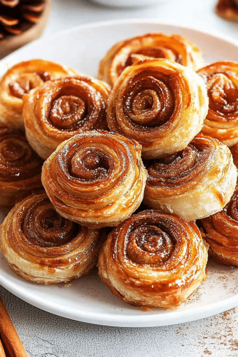 cinnamon sugar puff pastry pinwheels