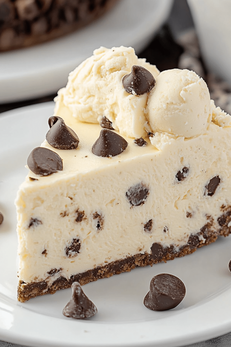 cookie dough cheesecake
