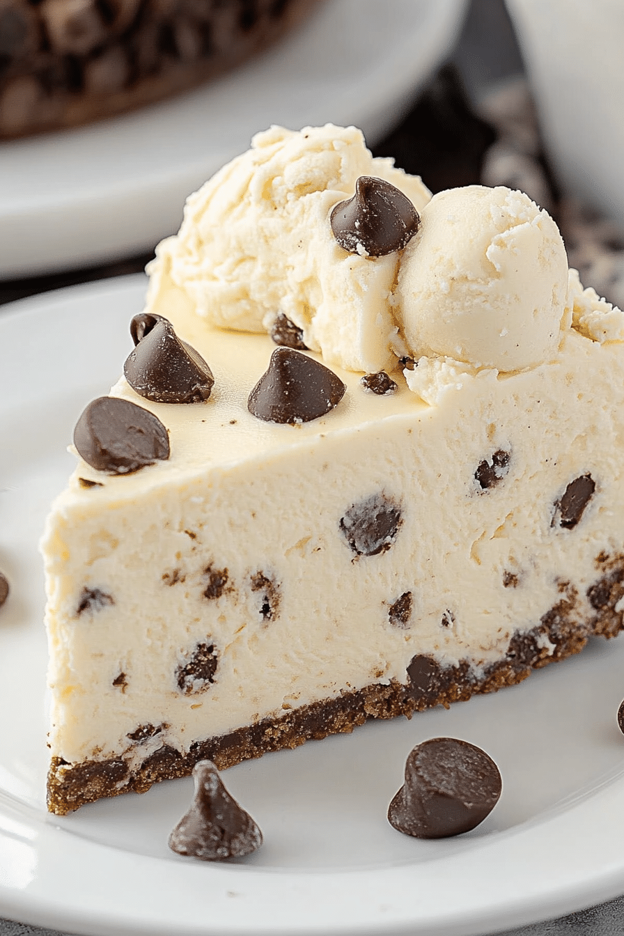 cookie dough cheesecake