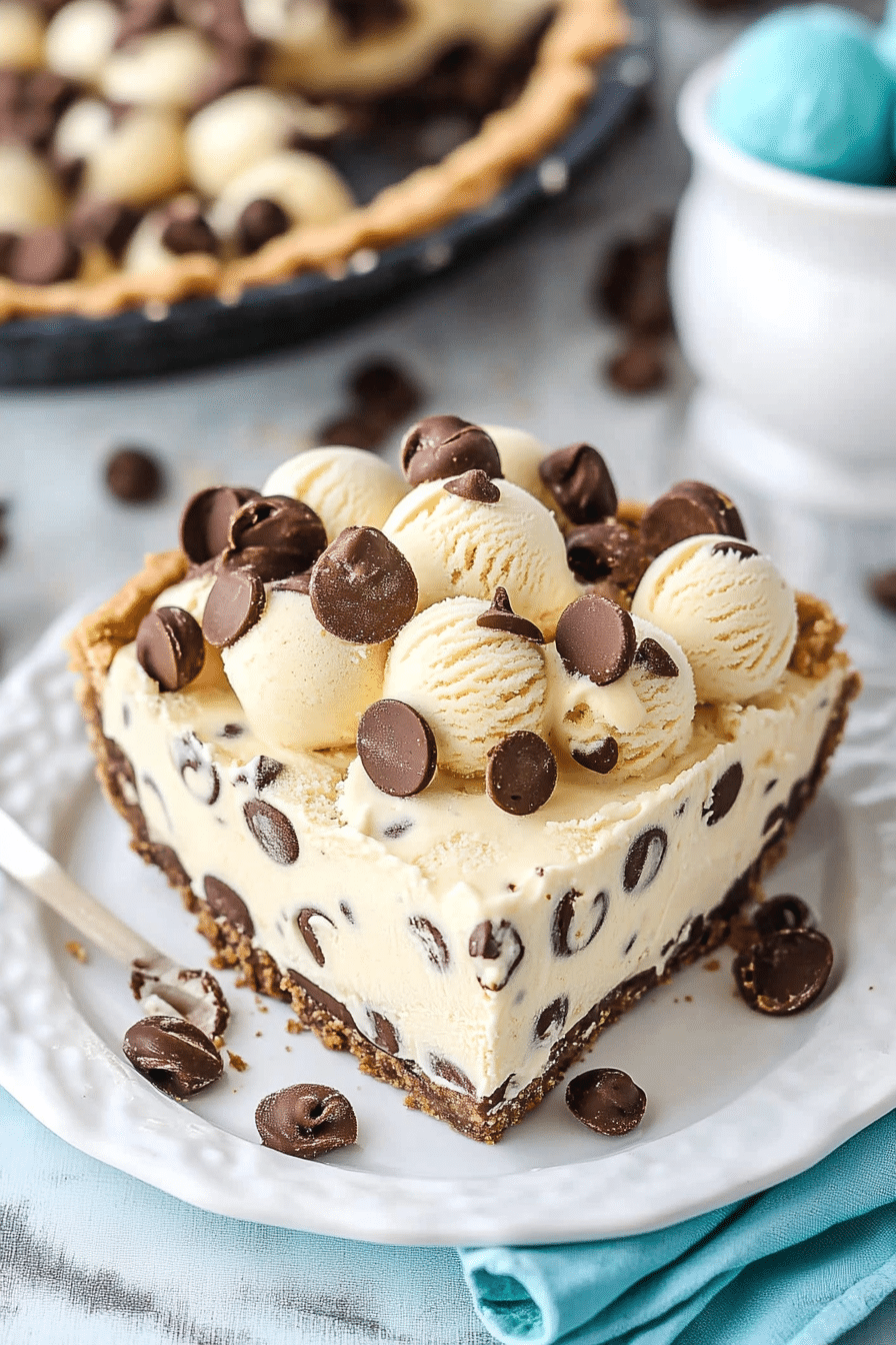 cookie dough ice cream pie