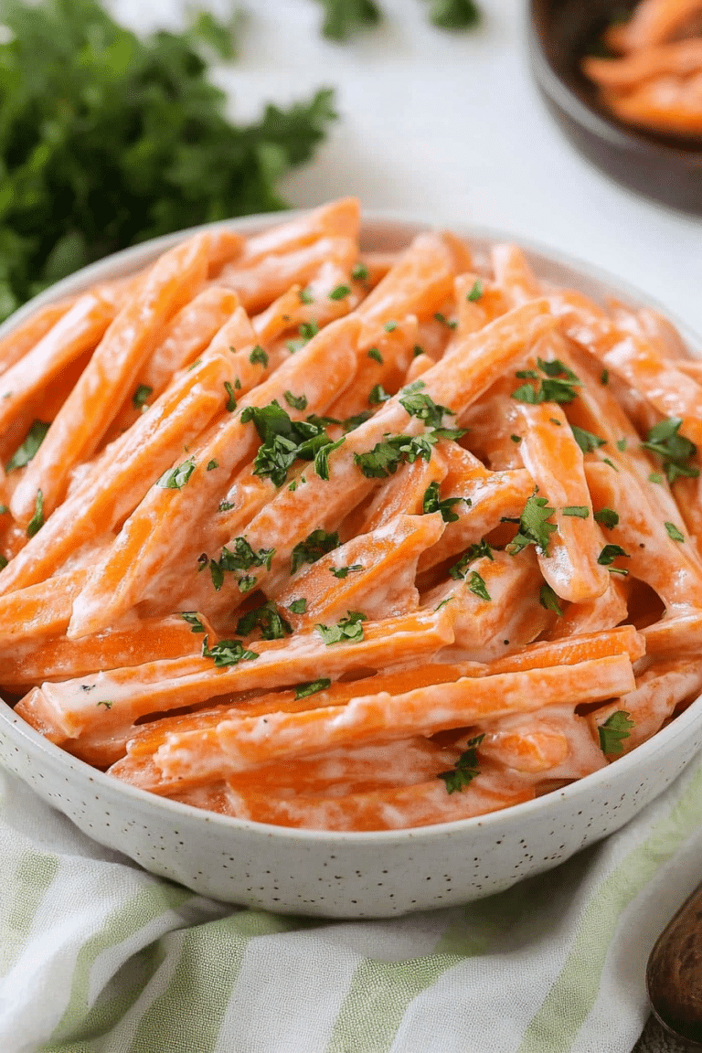 creamy carrot recipe