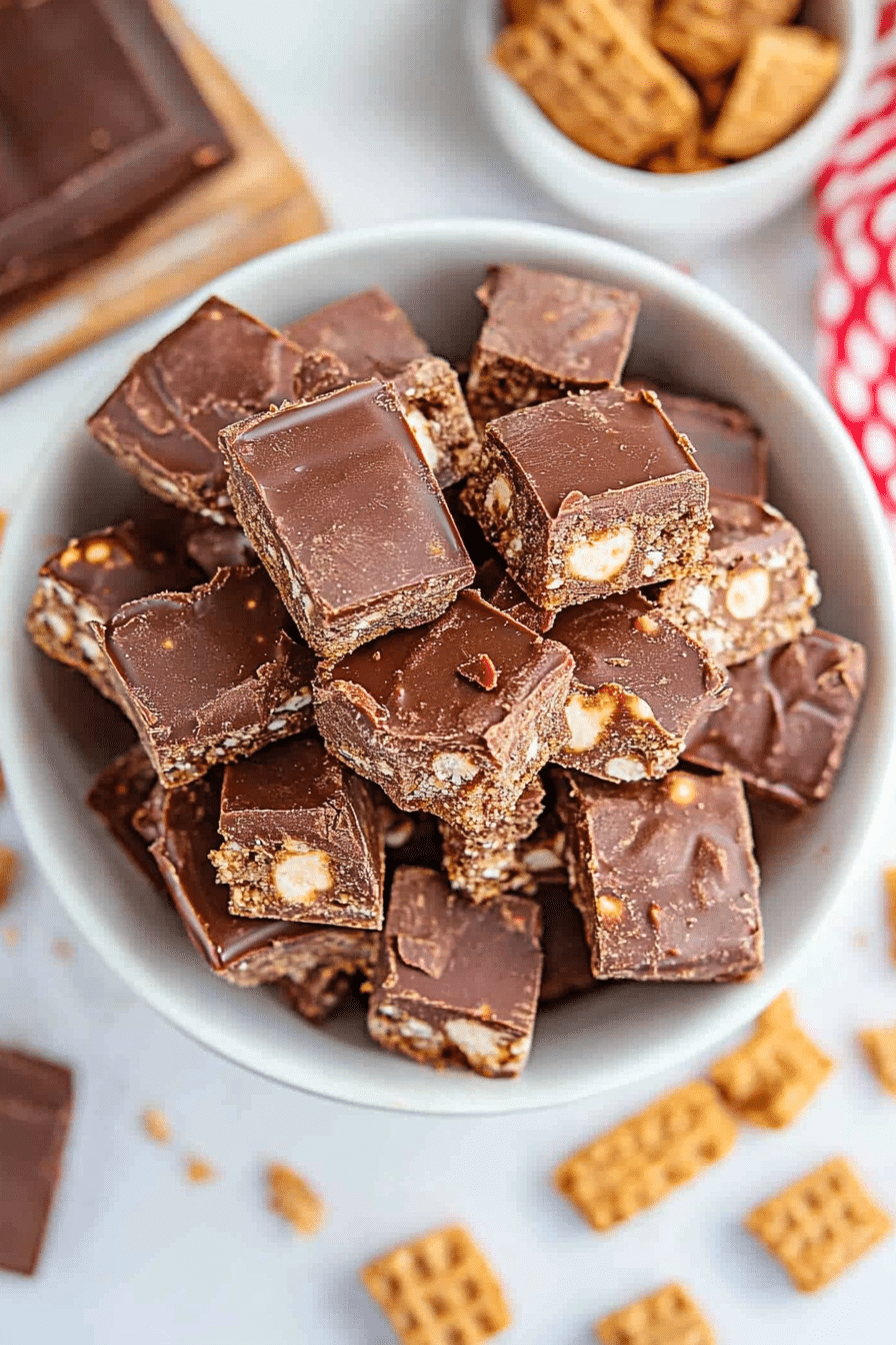 easy chocolate wafer candy