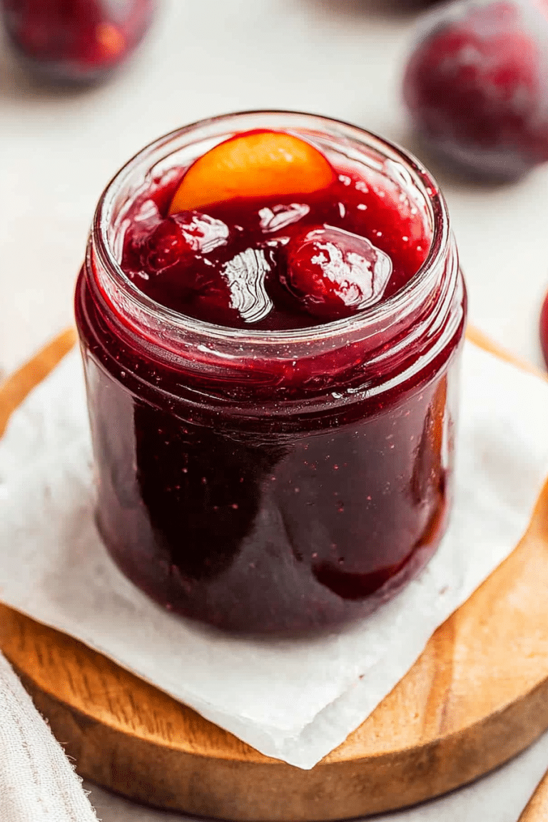 easy plum jam