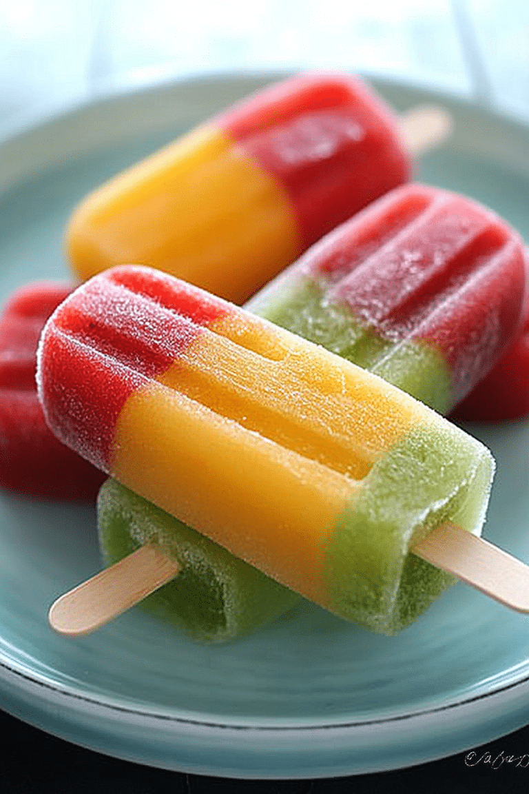 frozen fruit pops