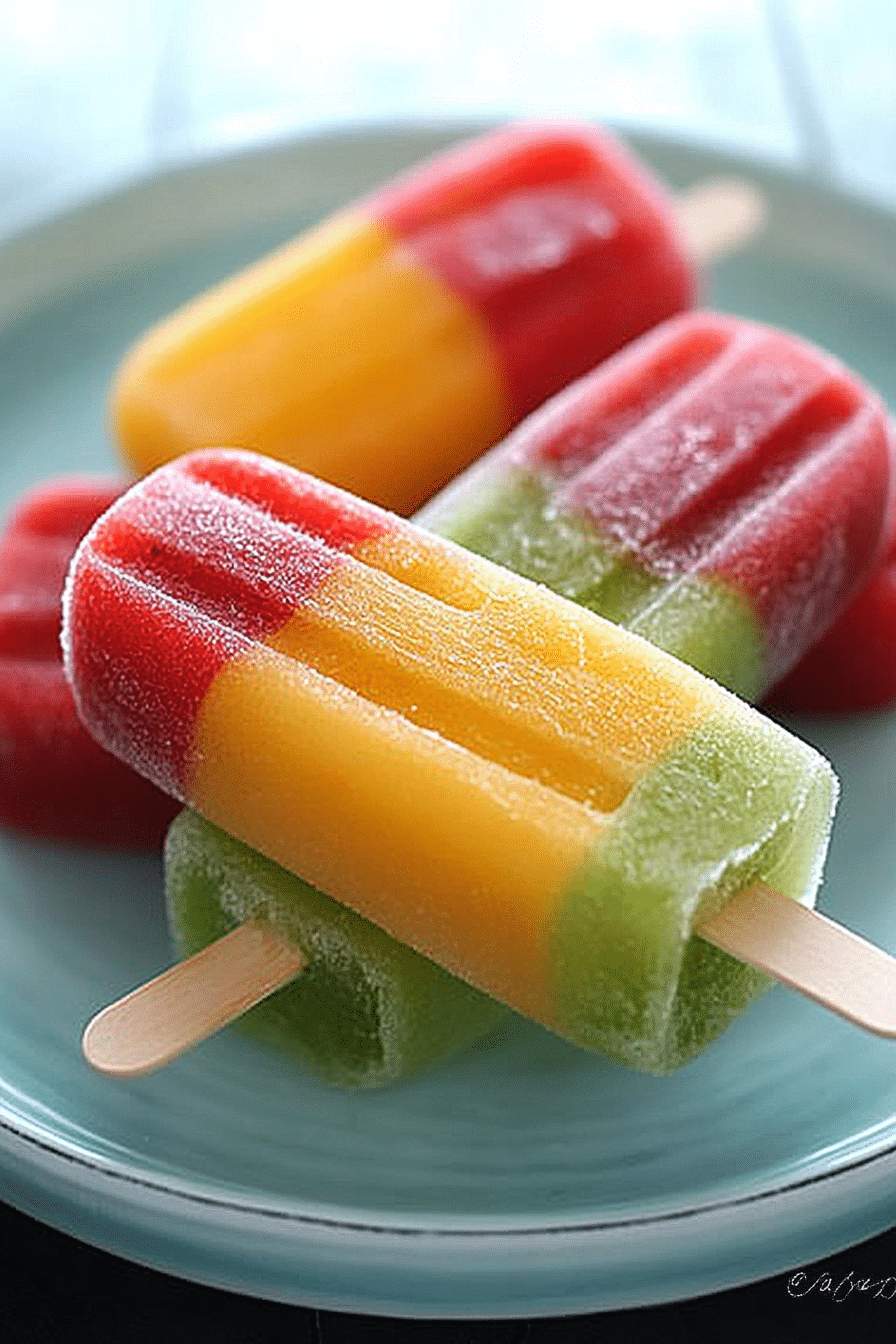 frozen fruit pops