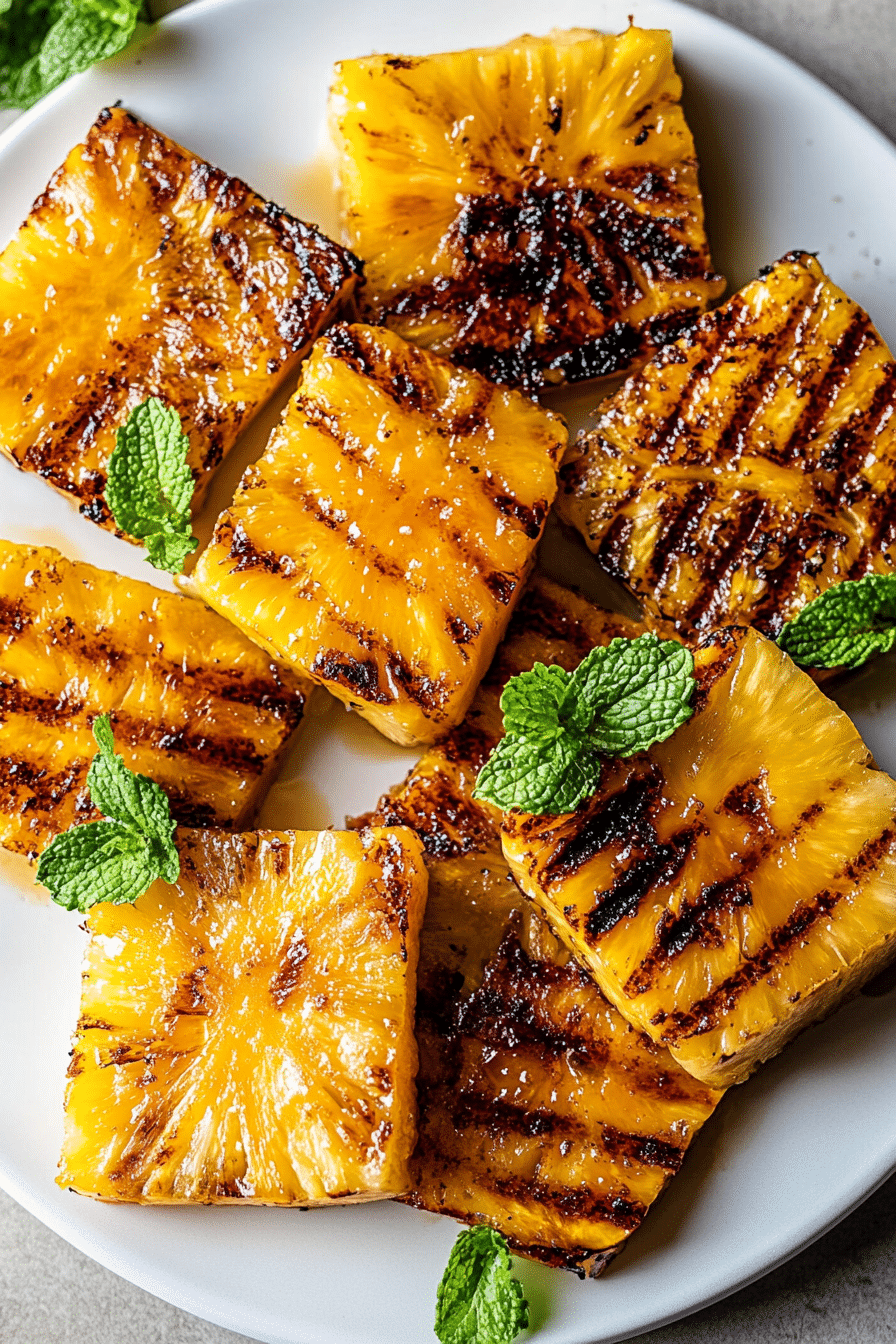grilled pineapple