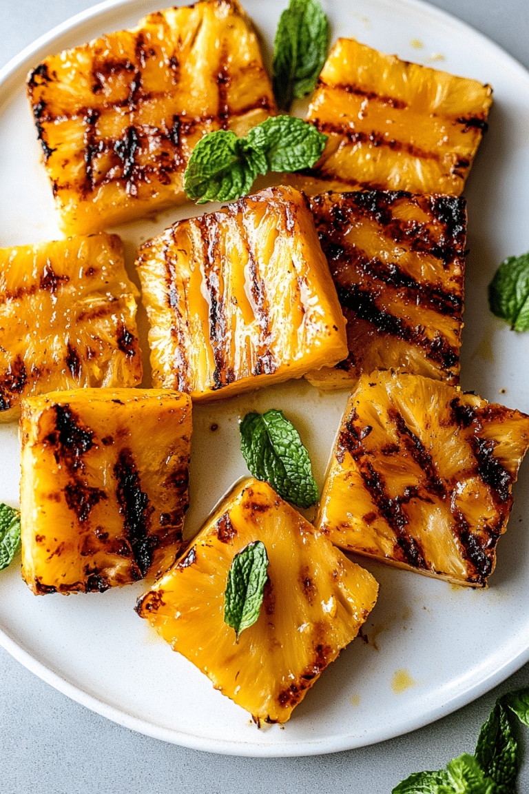 grilled pineapple