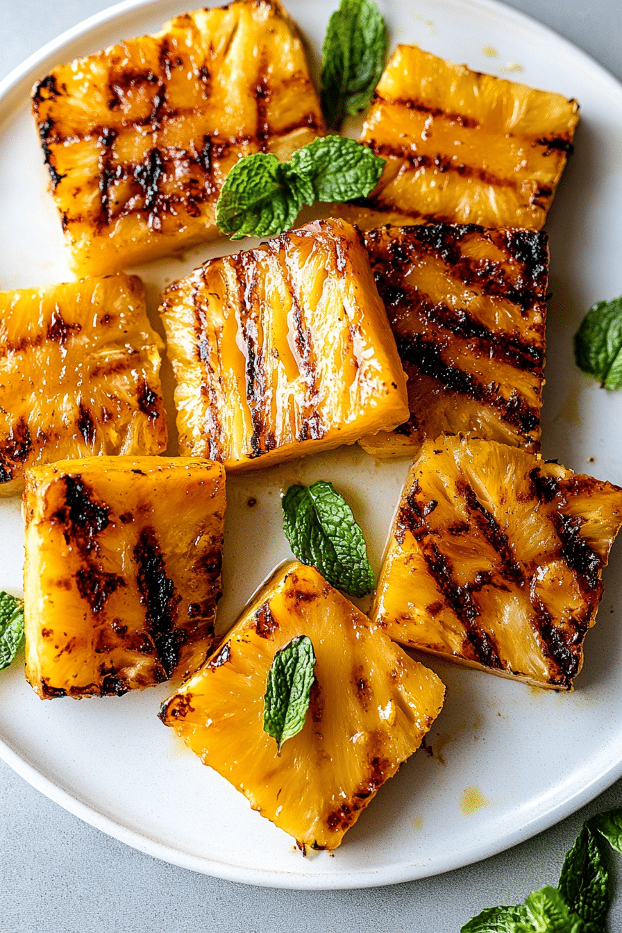 grilled pineapple