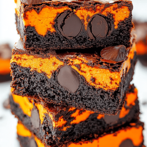 halloween cream cheese brownies