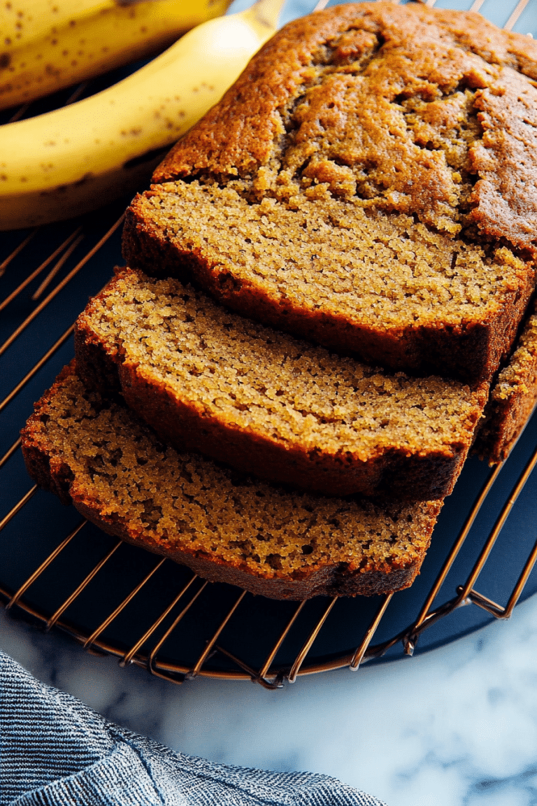 healthy banana bread