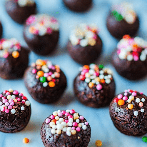 healthy fudgy brownie bites