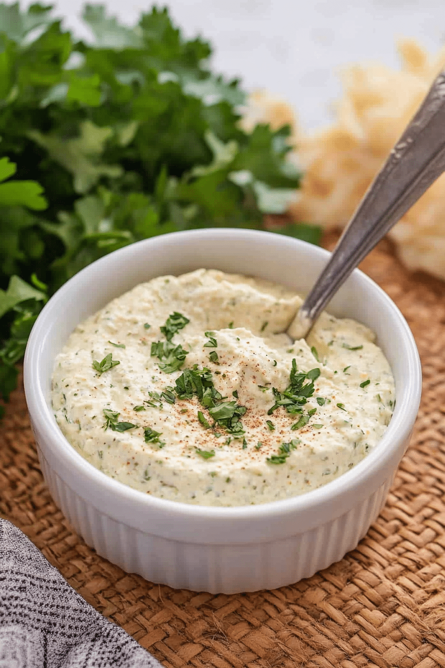 homemade ranch dip