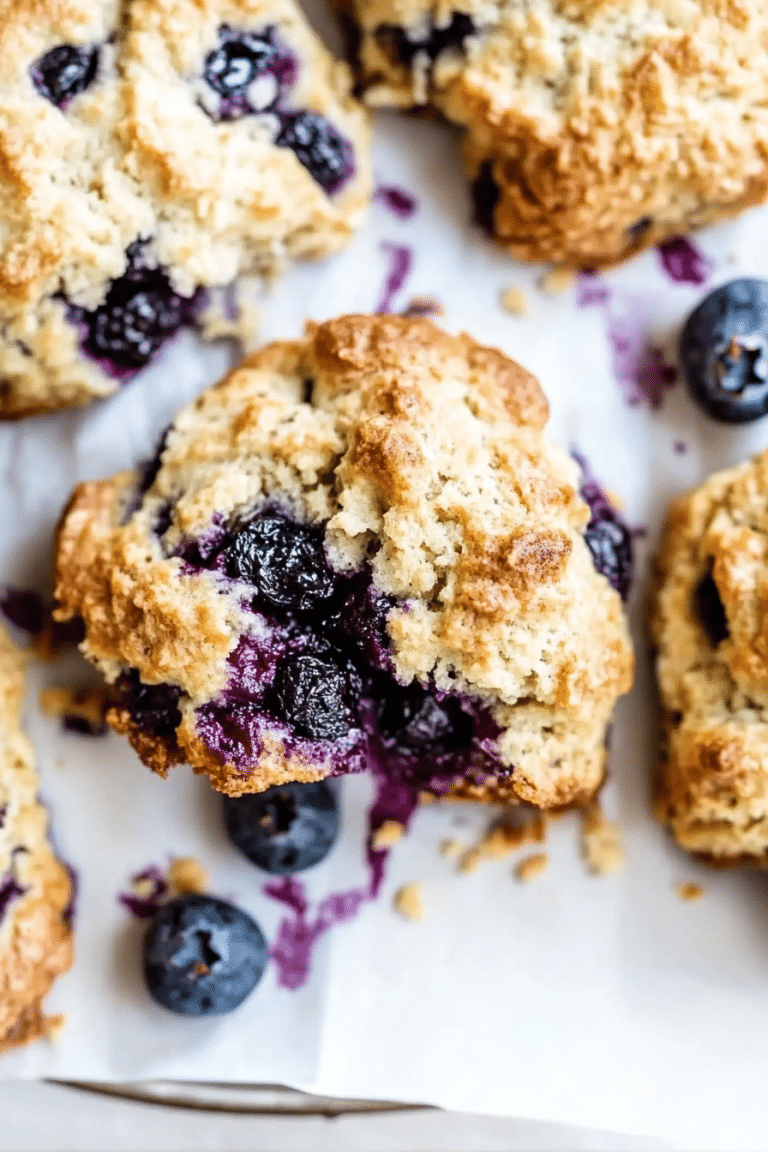 low fat blueberry scones