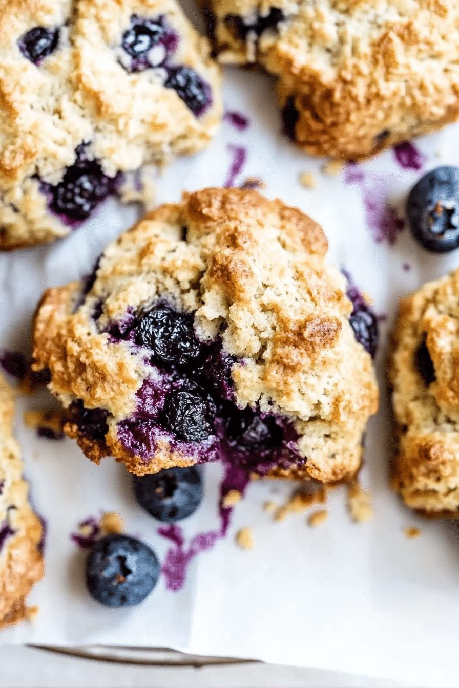 low fat blueberry scones
