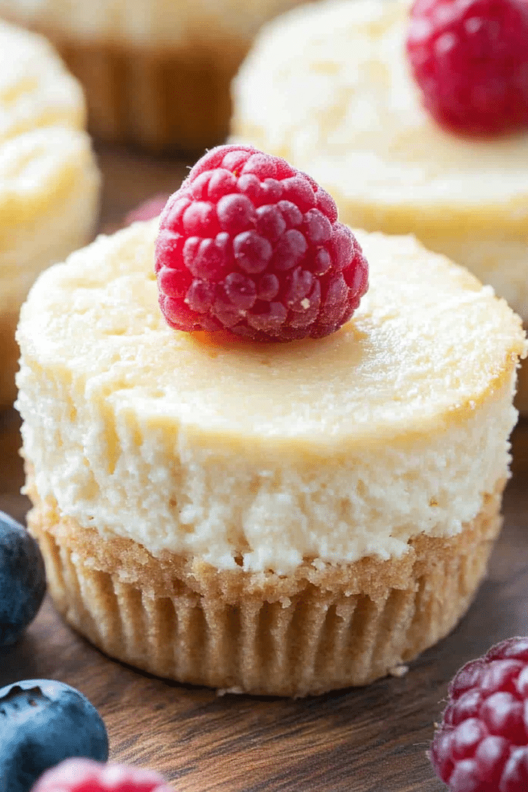 mini cheesecakes