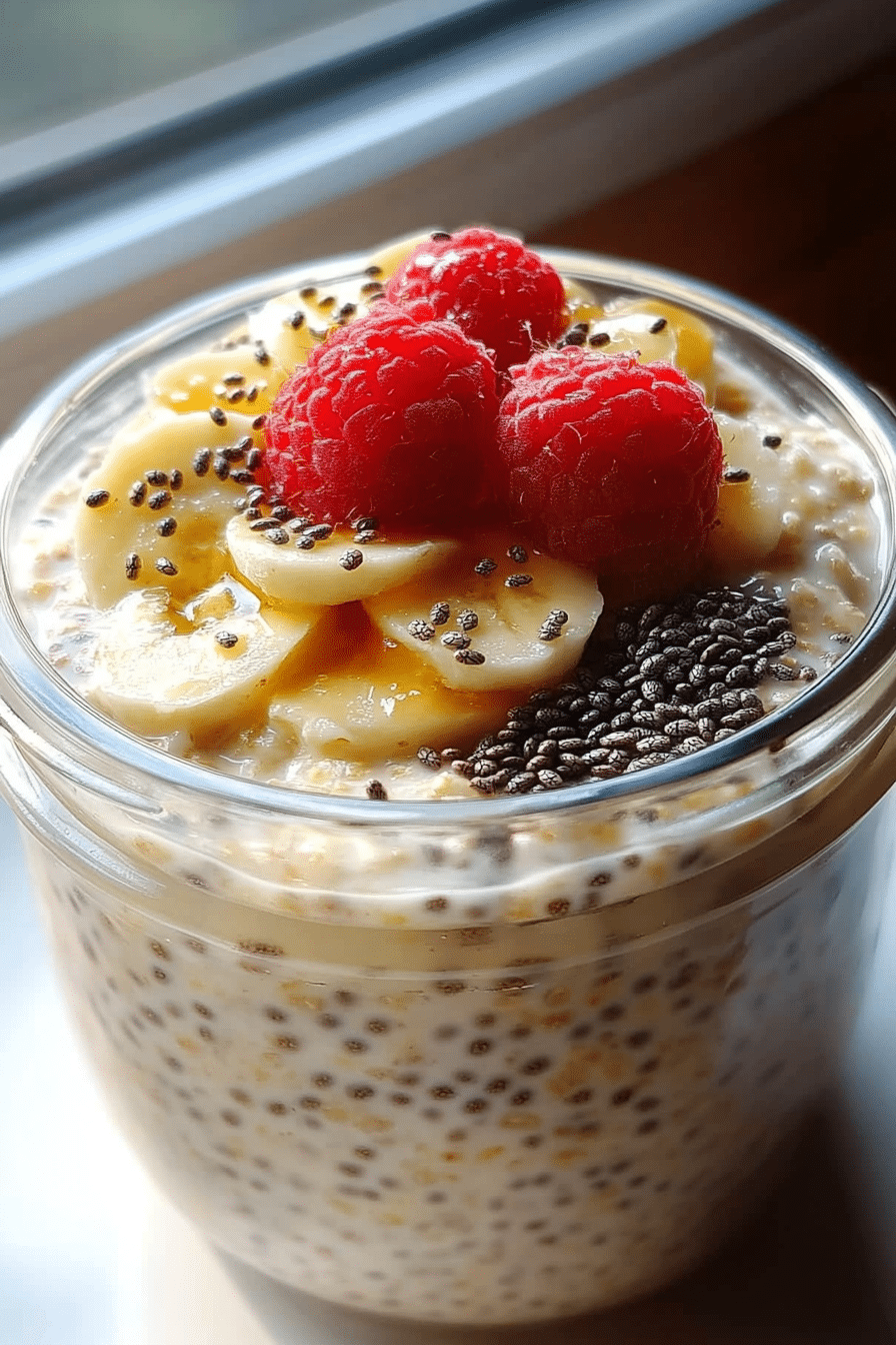 overnight oats with chia seeds