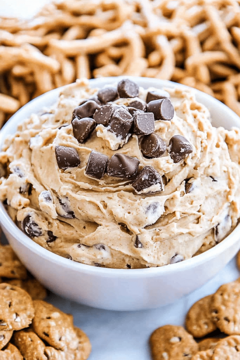 peanut butter cookie dough dip