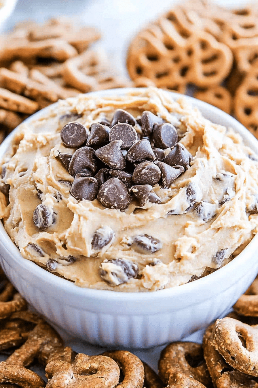 peanut butter cookie dough dip