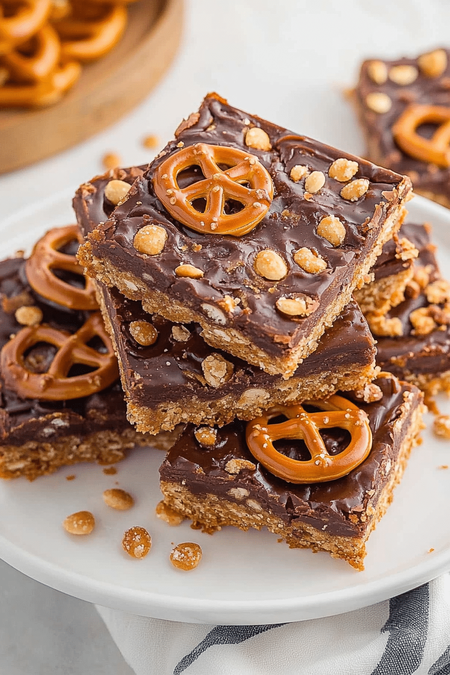 pretzel bars