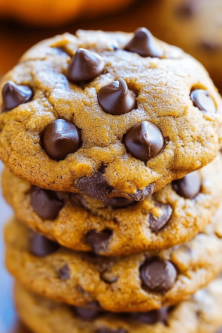 pumpkin chocolate chip cookies