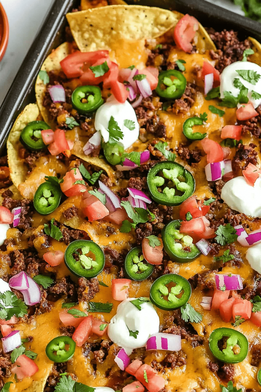 sheet pan nachos