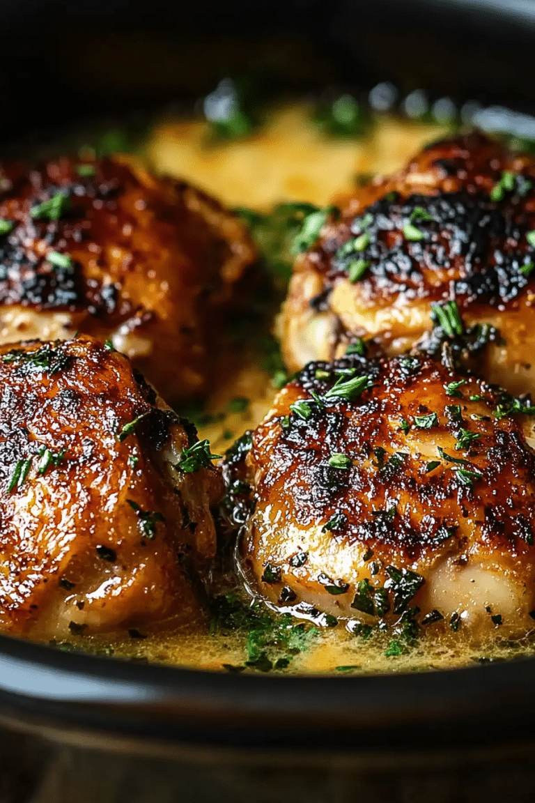 slow cooker chicken thighs