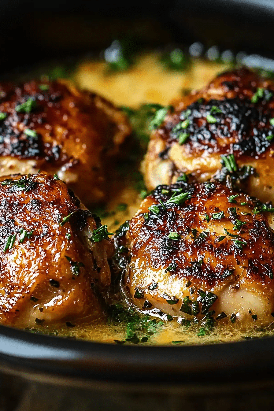 slow cooker chicken thighs
