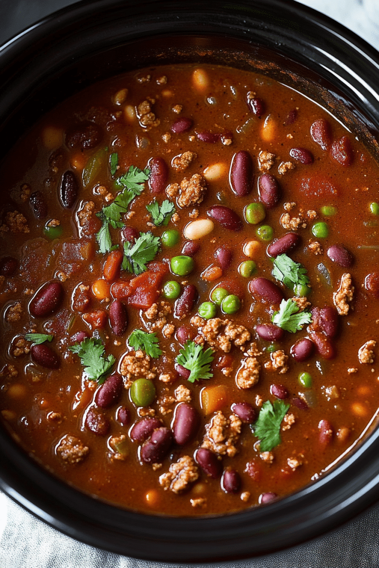 slow cooker chili
