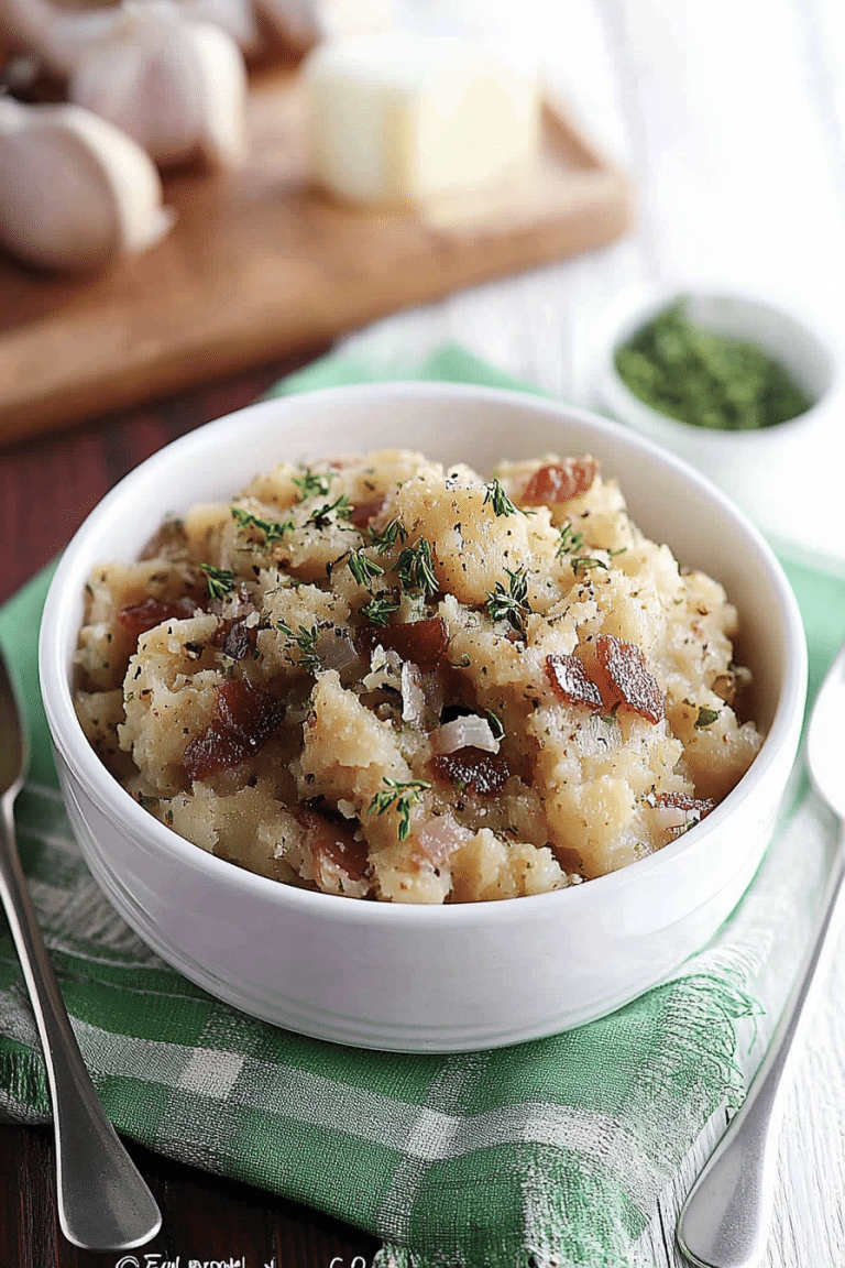slow cooker garlic potatoes