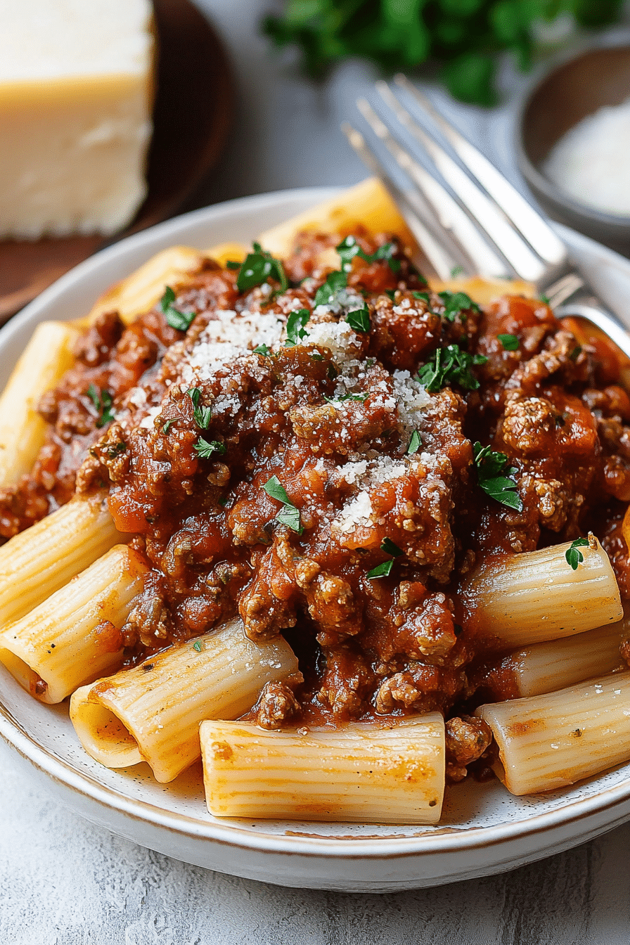 slow cooker meat sauce